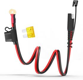 Extractme 744759564979 5ft Ring Terminal Harness With 20a Fuse Sae To O Connecters Exte