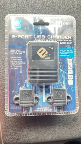 5fd-b Ez Collection 2-port Usb Charger For Mobile Phones And Tablets Model