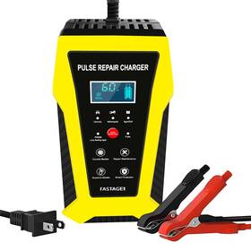 Zlcy04 Fastagei 6-amp Battery Charger 12v 6a Lead Acid Portable Car 4-stage