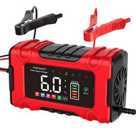 Zlcy06 Fastagei Lifepo4/lead Acid Battery Charger Smart Trickle 12v 6a Automo