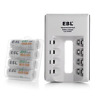 Ebl-807-aa Fba Ebl Aa Aaa Individual Smart Battery Charger With 689827561491