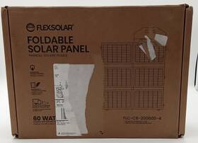 Flexsolar 785249519246 60w Portable Solar Panels Chargers Usb-a Usb-c Nib