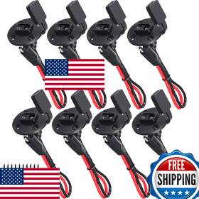 B09tr9cfpr Flutesan 8 Pcs 12 Awg Power Socket Compatible With Sae Sidewall Port Connector