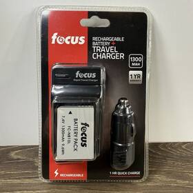 Fc-nb10lbc Focus Rechargeable Battery Travel Charger Fc-nb10l 1300mah Euro Adapter