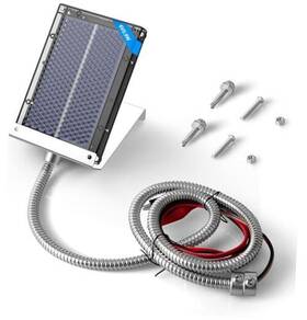 Cs00020 Gardenation 1 Solar Panel For Deer Feeder - 6v Waterproof Small Battery
