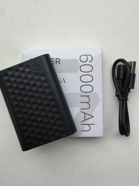 Wx-006g Genovega 6000mah Power Bank Portable Charger Usb-c/usb-a