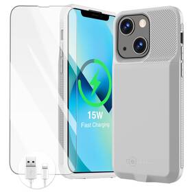 B0cktcbv99 Gin Foxi Battery Case For Iphone 13/13 Pro/14/14 Pro - 7000mah Rechargable