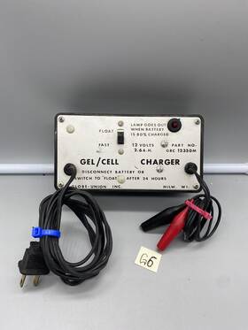 12350m Globe-union Vintage Gel Cell Trickle Charger Inc Part# Grc