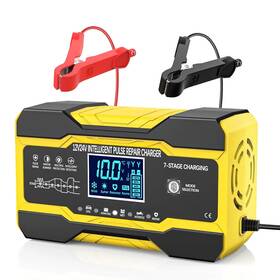 Gped 705353392108 Battery Charger 10-amp 12v And 24v Fully-automatic Smart Car