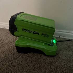 2933802az-u-b Greenworks 40 Volt 2.5ah Usb Lithium Ion Battery Bat722 And Charger