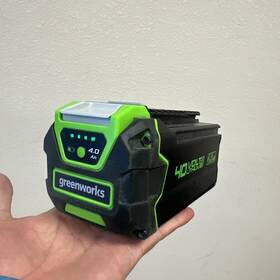 2934002az-u-b Greenworks G Max 40v 4.0ah Usb Lithium Ion Battery Powerbank Green/black Used