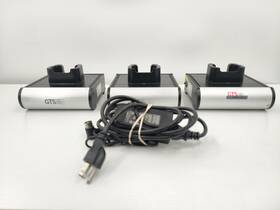 Hch-p7301 Gts Untested Mains Charger Single Bay Silver Taiwan Lot Of 3
