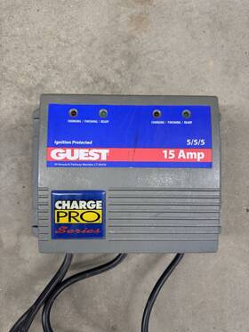 2613a Guest 15a 3 Bank 120v Input Marine Battery Charger 5/5/5