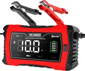 Haisito 705353988158 Battery Charger 10-amp 12v And 24v Smart Car Trickle Bat