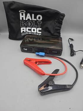 114444 Halo Bolt Acdc Portable Car Jump Starter Wireless Charging Camo