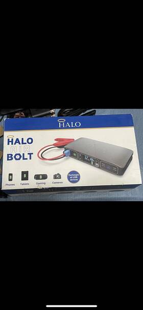 801105655 Halo Bolt Air - Portable Power Jump Starter And Compressor
