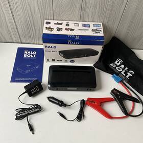 801109033 Halo Parts Bolt Acdc Max - Portable Phone Laptop Charger Car Jump Starter Black