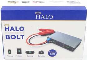 Halo 840056114081 Bolt Compact Portable Charger And Car Jump Starter Blue