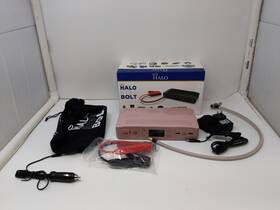 Halo 840056131682 Bolt Air Jump Starter Power Bank With Compressor Digital Display Black