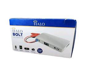 Hal-pbk-0009 Halo Bolt Ultimate Portable Charger And Floodlight Storm Gray Euc