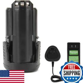 B0ctjx9wn8 Hanaix 12v 3.0ah Li-ion Battery And Charger For Dremel B812 8200 8300 Series