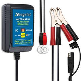 Heagstat 602430103094 1-amp Fully-automatic Smart Battery Charger Trickle Maintai