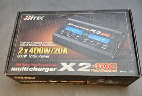 X2-400 Hi-tec Hitec Multi Charger X2 400 Hobby Rc Car Battery