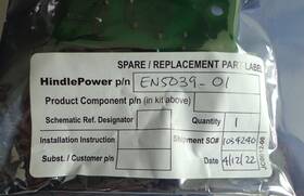 En5039-01 Hindle Power Atevo O&si - Ac Mov Board New