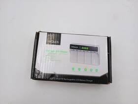 Hq-6715 Hiquick 4 Slot Smart 9v Rechargeable Lcd Battery Charger Open Box