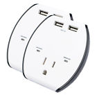 Ho-130 Pk Wall Tap Joules Surge Protector With Dual Usb Ports