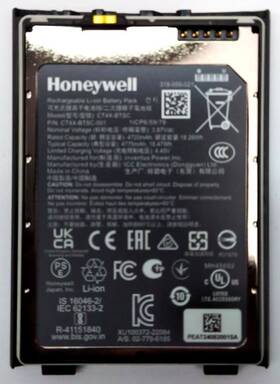 Ct4x-btsc-001 Honeywell Ct47 Battery 4.45v 4720mah 18.47wh Genuine Oem