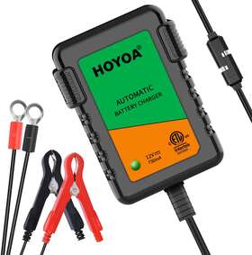 Hoyoa 711181561494 12v 750ma Trickle Battery Charger Maintain Lead Acid Gel/agm For C