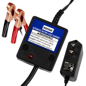 Hoyoa 758574303477 Small Automatic Battery Float Trickle Charger 12v For Car Boat Household Motorcy