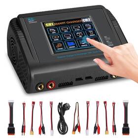1s-15s Htrc K6-duo Dual Rc Battery Charger Discharger 240w 10a For 1s-6s Lipo Lihv Nicd Nimh