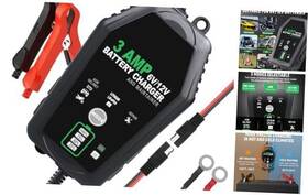 Yh3a-11 Htrc 3 Amp Car Battery Charger 6v/12v Trickle And Maintainer Fully