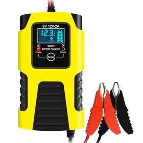 12v-2amp-ca Huiaipaic 6v/12v-2amp-ca 6v 12v Battery Charger Maintainer 2-amp Fully Automatic Smart Porta