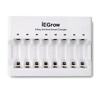 Iega81 Iegrow Battery Chargers 8-bay 780150792443