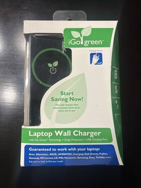 Ps00132-2007 Igo Universal Green Laptop Ac Adapter - 90w Interchangeable Tips