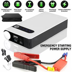Ikaufen 982766539881 35000mah Portable Car Jump Starter Booster Jumper Box Power Bank Battery Charger