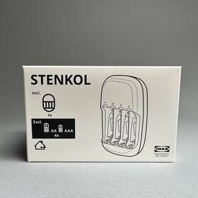 505.065.25 Ikea Stenkol Battery Charger Suitable For Aa And Aaa Rechargeable Batteries Type C