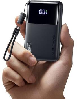 B0dc9pv394 Iniu 45w Pd Fast Charging 10000mah Power Bank Usb-c Travel Charger For Iphone
