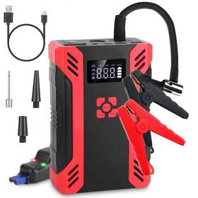 Inova 737547598836 Car Jump Starter With Air Compressor Portable Battery Booster Digital Tire