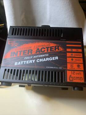 Lsx12 Interacter Lsx12/3.3d Used Fully Automatic Battery Charger With Red/black Anderson Connectors