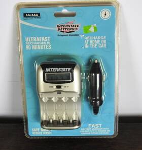 Interstate Batteries 656489120991 Aa/aaa Charger Wall Or Car Plug Usb Power