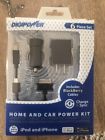 Ip-pk1 Digipower Home And Car Smartphone Power Kit Charger 763615899000