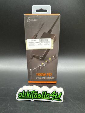 Drp026378 J5 Create 476260038138 100w Pd Usb-c Super Charger Re0925ms