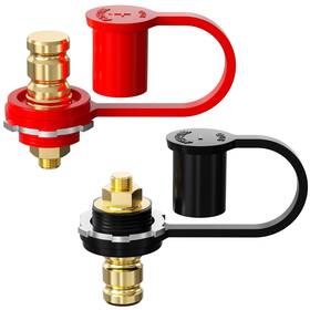 Ber0328717 Janhemei Remote Battery Terminals 3/8 Inch Stud 250a Jump Post Kit With Cover - Ma