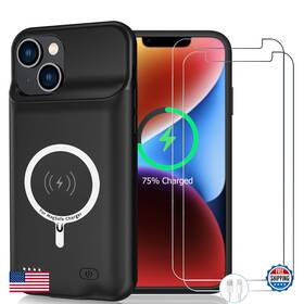 B0cl6d7hfw Jbubn Iphone 14 Wireless Charging Case 10000mah Power Bank Portable Battery Cover