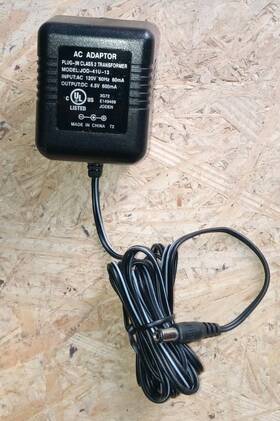 Jod-41u-13 Joden 3g72 Input Ac 120v 60hz 60 Ma Adapter Model Output Dc 4.5v 600