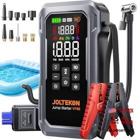 6000a Joltekon Vp40 160psi 9-in-1 Car Battery Jump Starter With Air Compressor And Blower